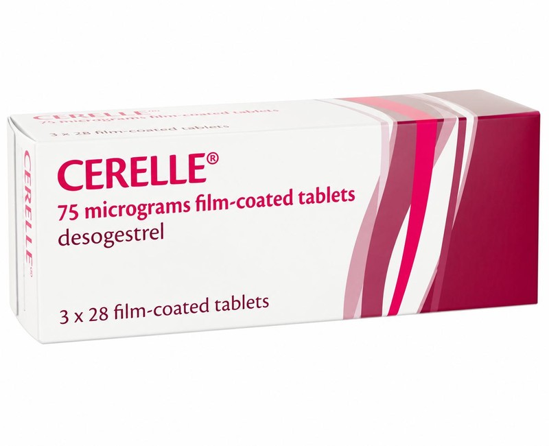 Cerelle contraceptive pill pack illustration
