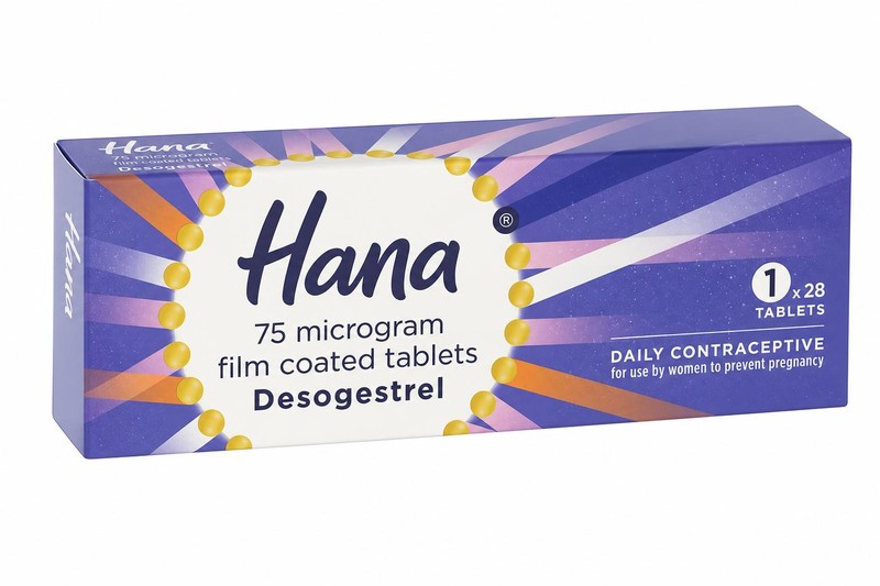 Hana contraceptive pill pack illustration