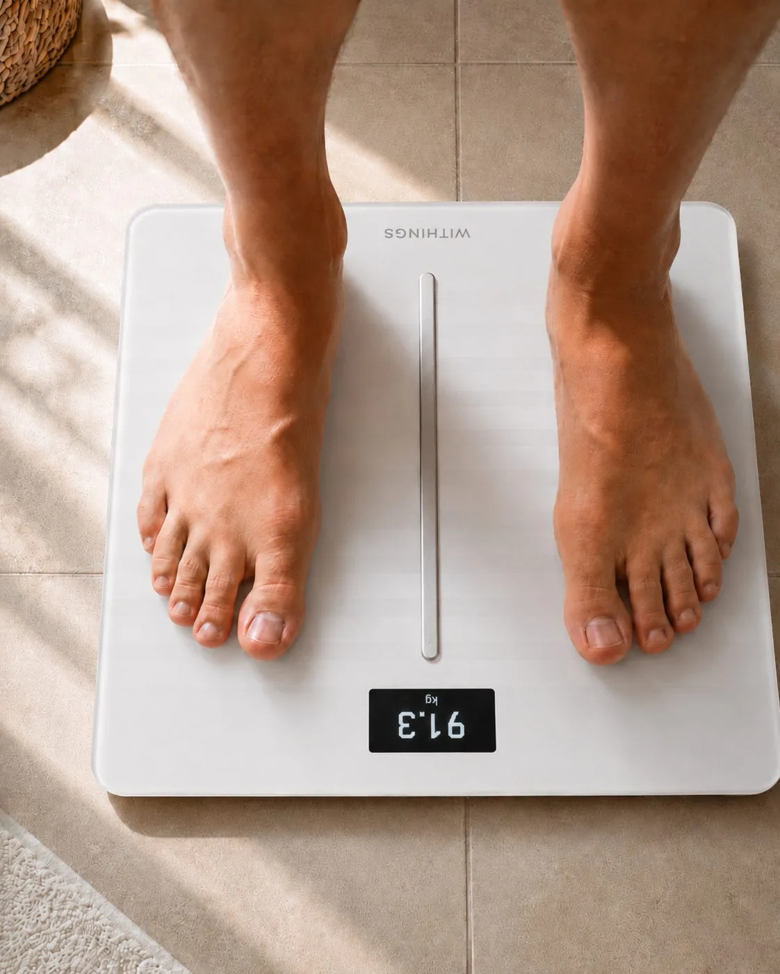 A person weighing up two weight-loss treatment options at home before starting