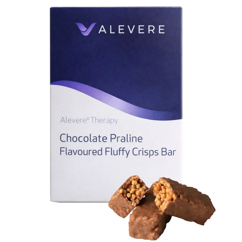 Alevere Chocolate Praline Flavoured Fluffy Crisps Bar 7 Bars