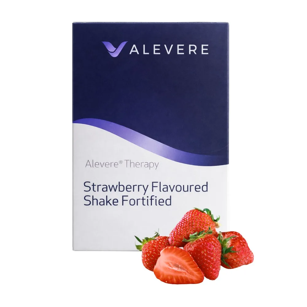 Alevere Strawberry Flavoured Fortified Shake 7 Sachets