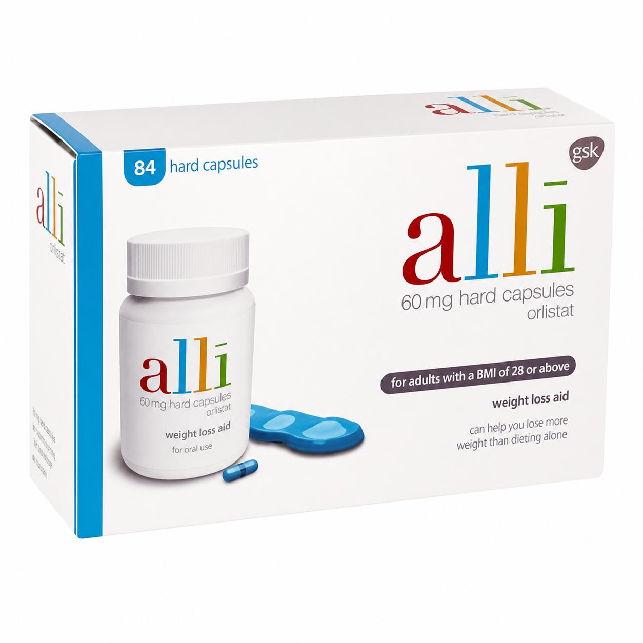 Alli 60 mg Capsules (orlistat)