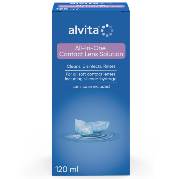 Alvita All-In-One Contact Lens Solution 120ml