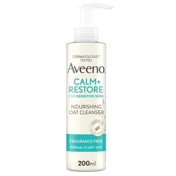 Aveeno Calm + Restore Nourishing Oat Cleanser 200ml