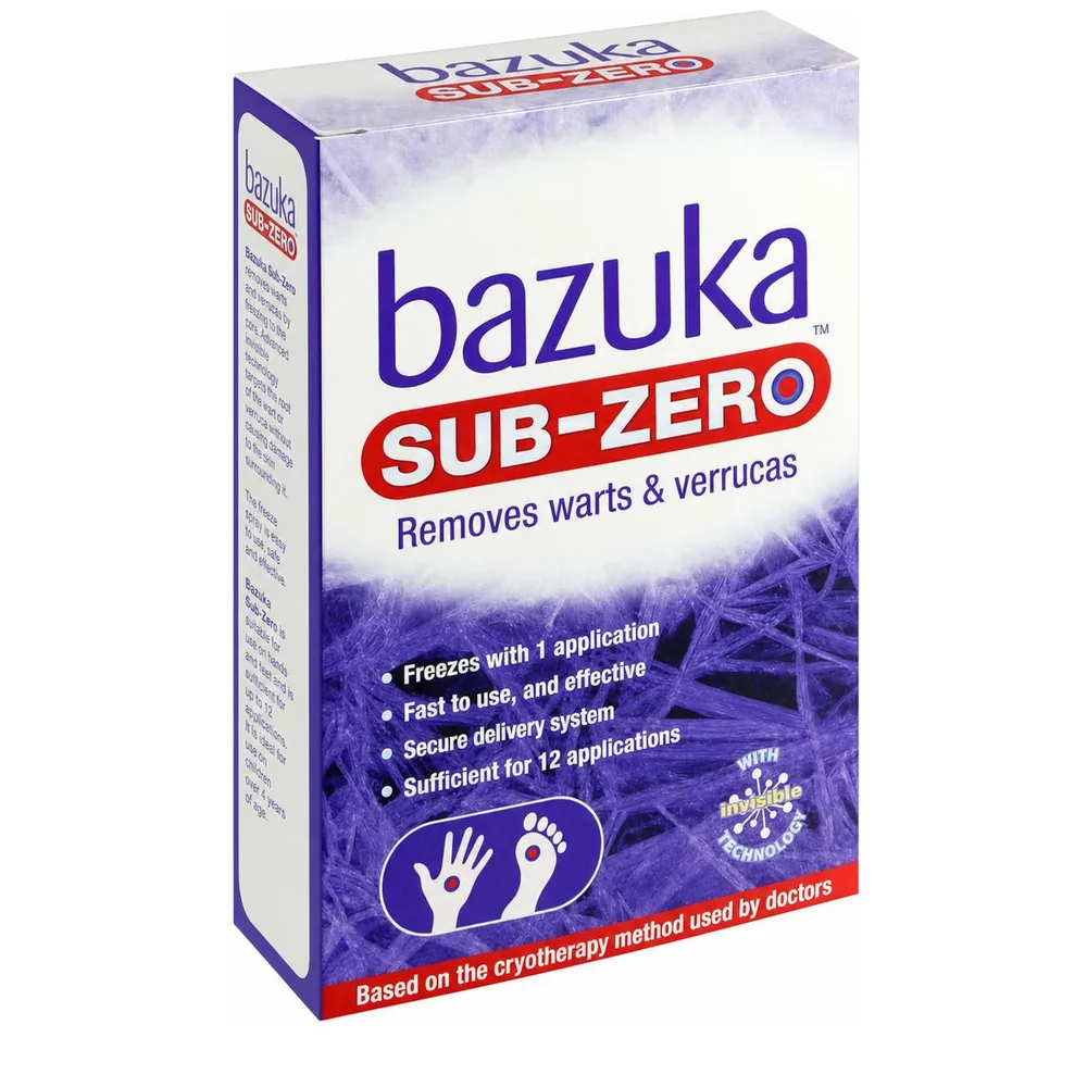 Bazuka Sub-Zero Freeze Treatment
