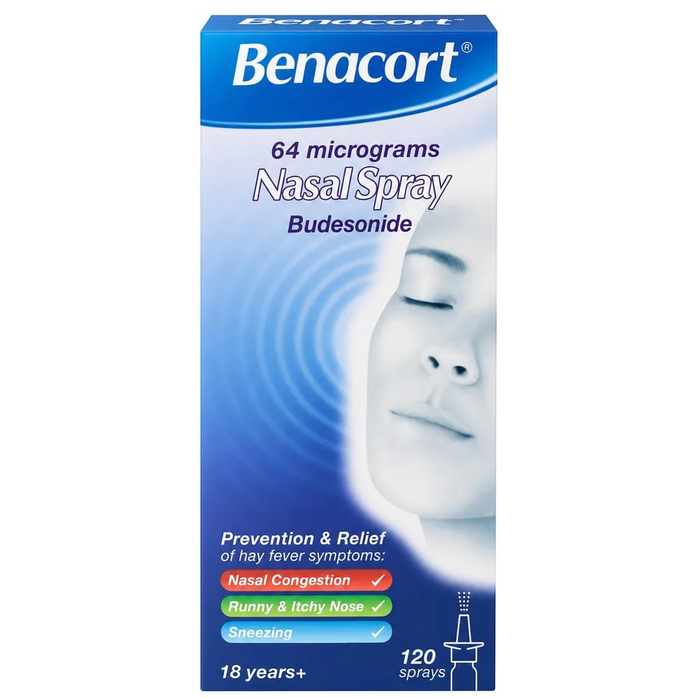 Benacort Hay Fever Nasal Spray 64 Micrograms 120 Sprays