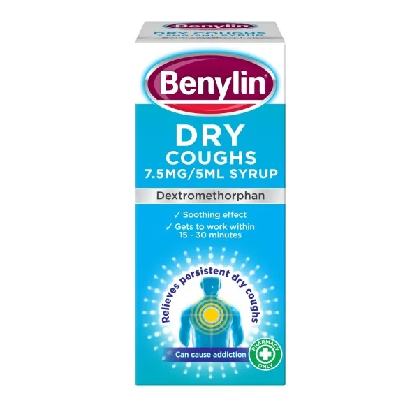 Benylin Dry Coughs 7.5mg/5ml Syrup 150ml