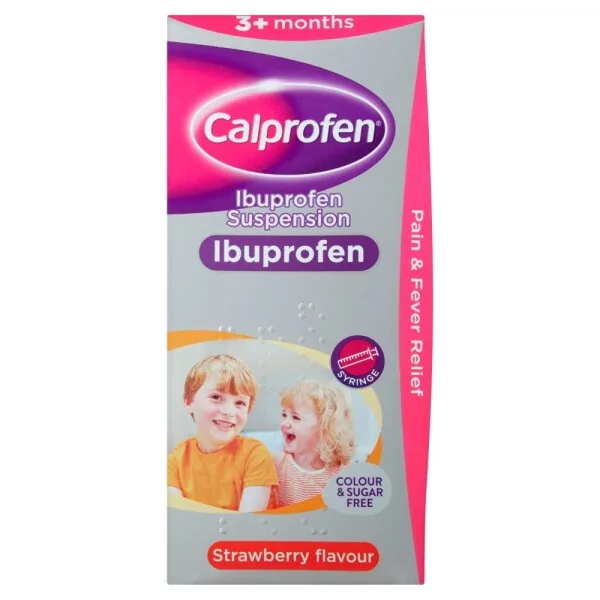Calprofen Ibuprofen Suspension 100mg/5ml 200ml