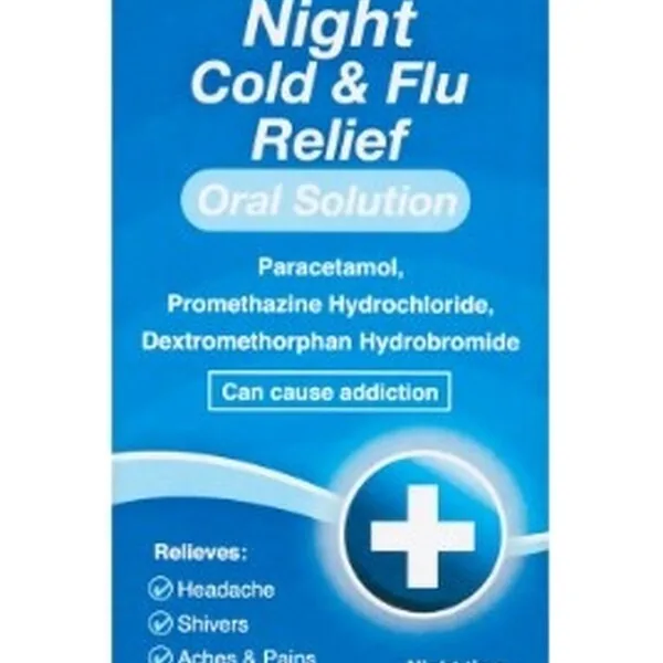 Care+ Night Cold & Flu Relief Oral Solution 200ml