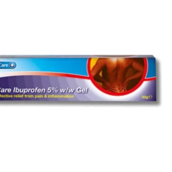 Care+ Ibuprofen 5% w/w Gel 50g