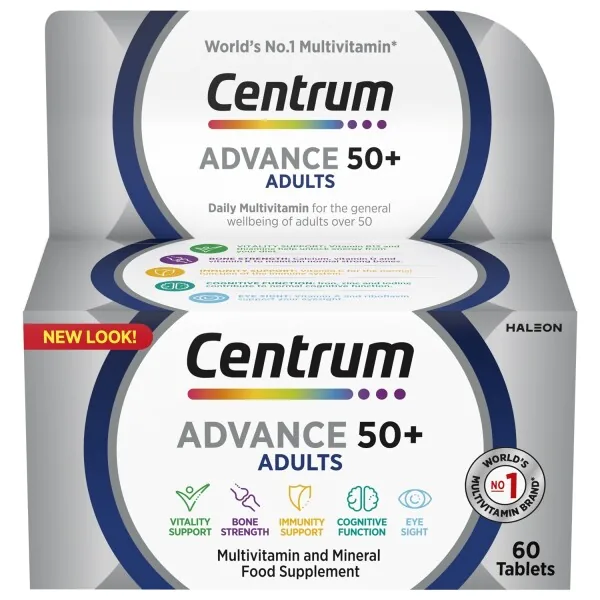 Centrum Advance 50+ Multivitamin & Mineral Tablets
