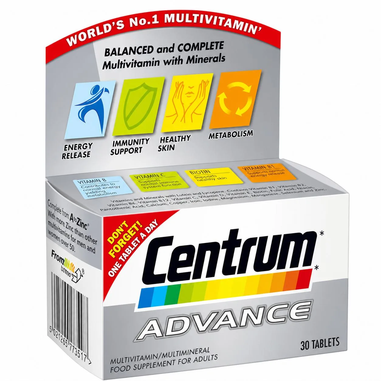 Centrum Advance Multivitamin Tablets
