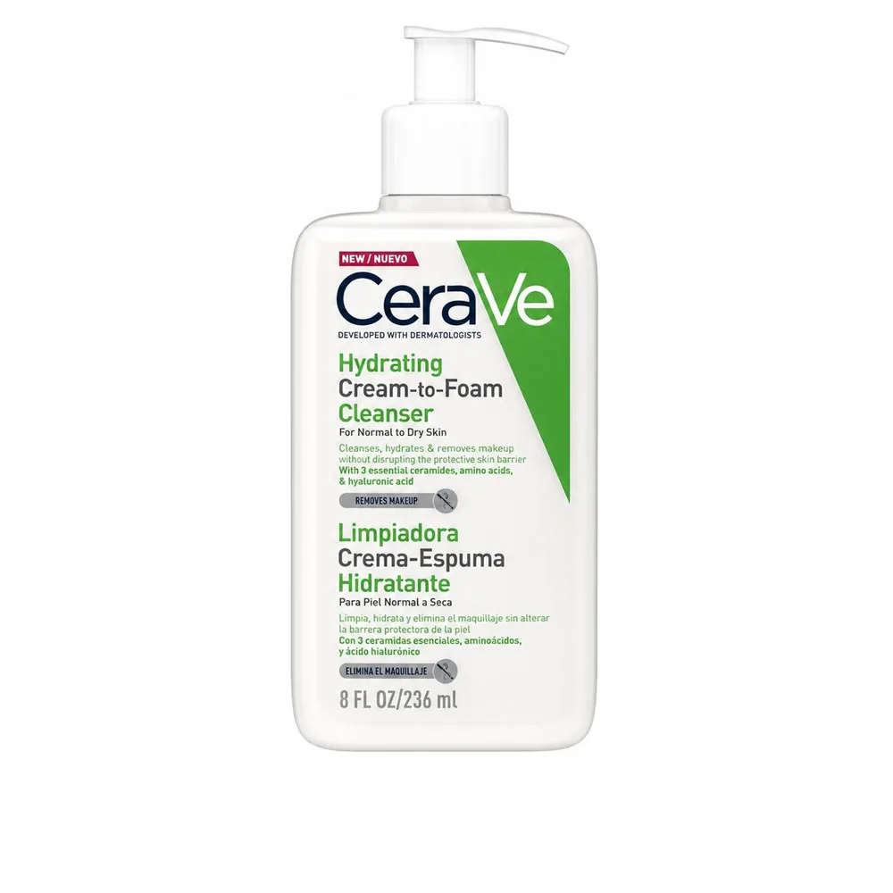 CeraVe Hydrating Cream-to-Foam Cleanser 236ml