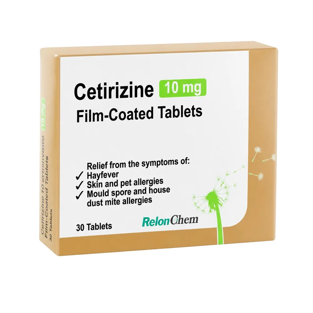 Cetirizine 10 mg Antihistamine Tablets