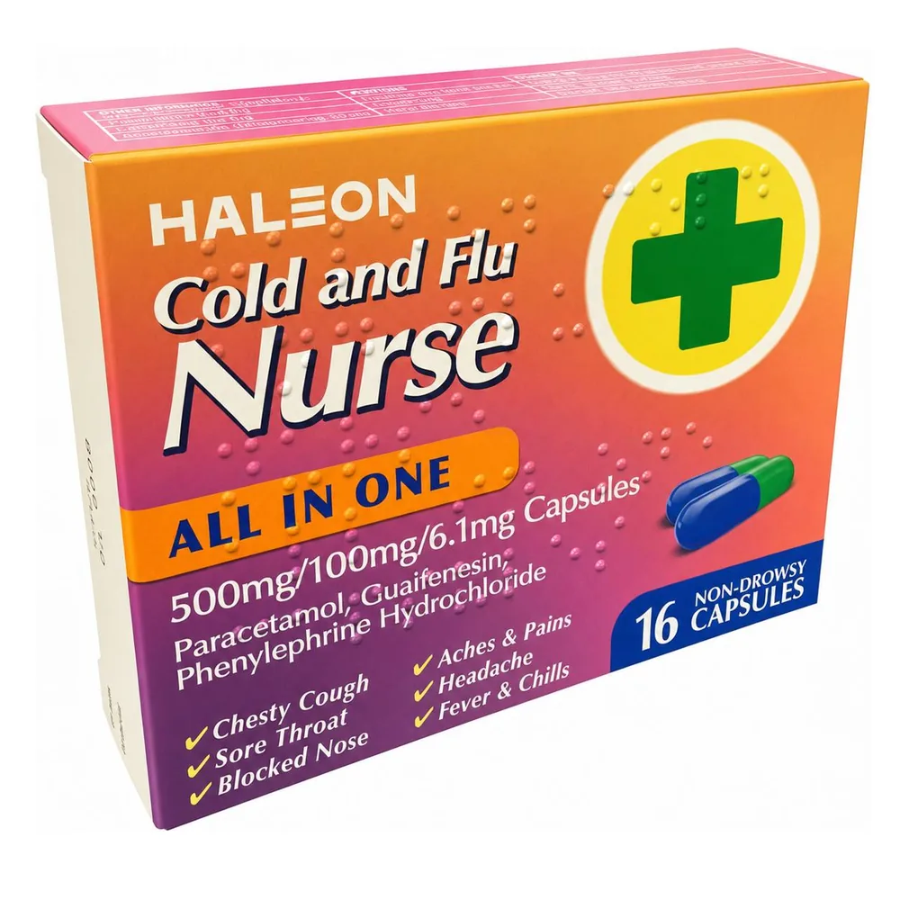 Cold & Flu Nurse All in One Capsules 16