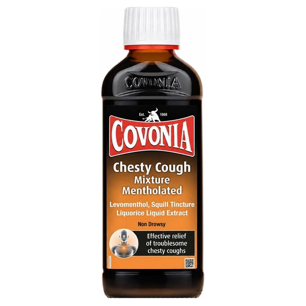 Covonia Chesty Cough Mixture Mentholated 300ml