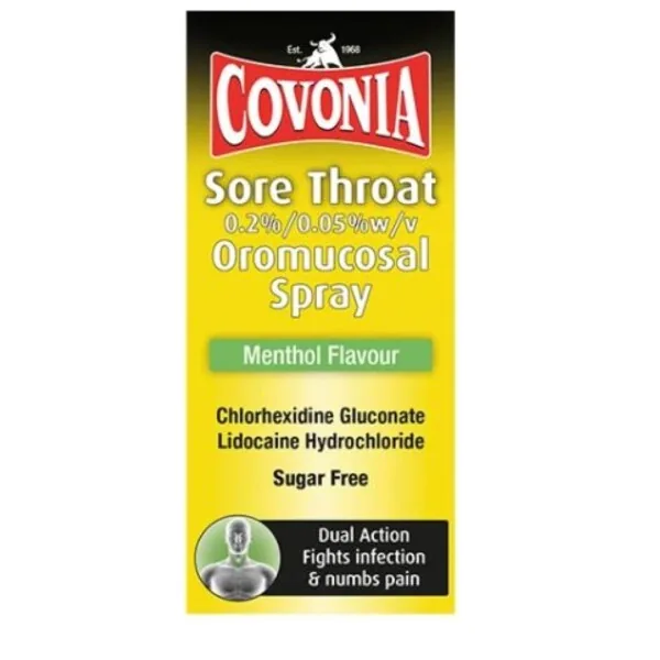 Covonia Sore Throat Spray Menthol 30ml