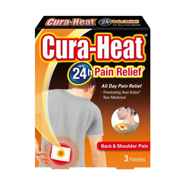 Cura-Heat Back & Shoulder Pain Heat Pads
