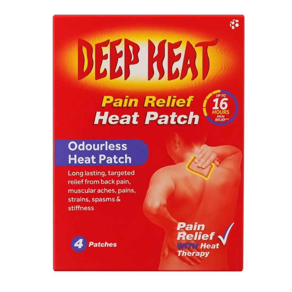 Deep Heat Pain Relief Heat Patches 4