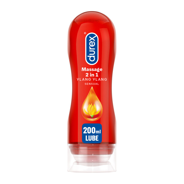 Durex Play Sensual 2 in 1 Massage Gel & Lubricant 200ml