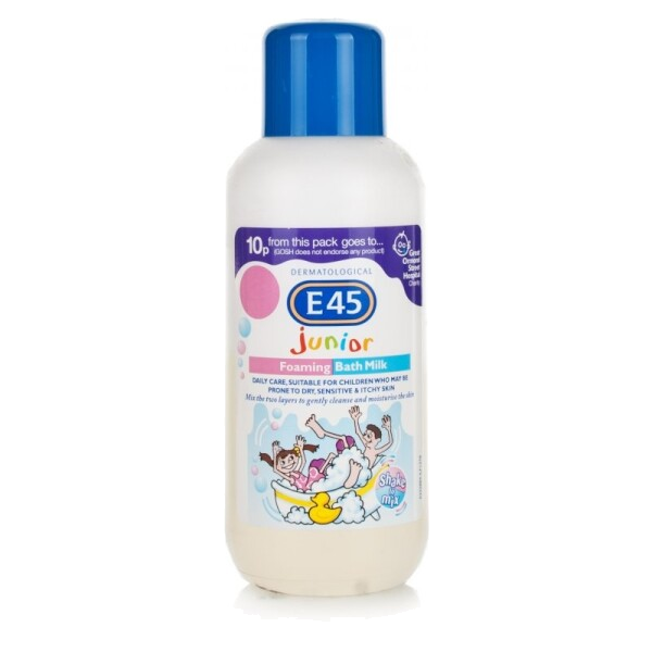 E45 Junior Foaming Bath Milk 500ml