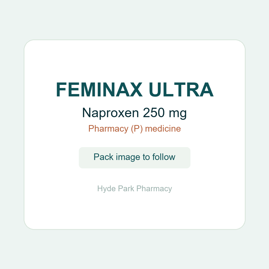 Feminax Ultra Naproxen 250 mg Tablets