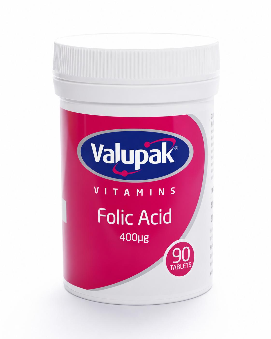Folic Acid 400mcg Tablets