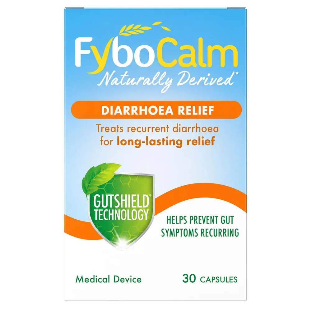 FyboCalm Diarrhoea Relief Capsules 30