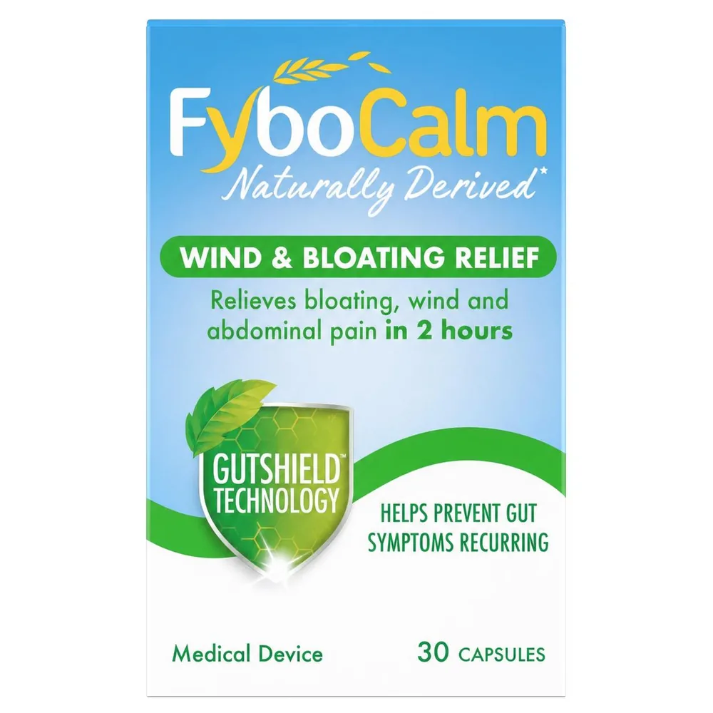 FyboCalm Wind and Bloating Relief Capsules 30