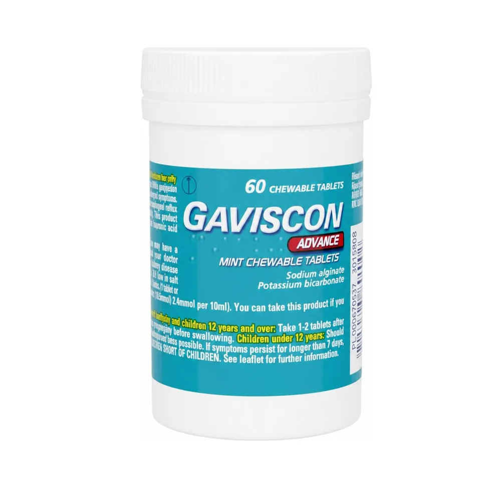 Gaviscon Advance Mint Chewable Tablets 60