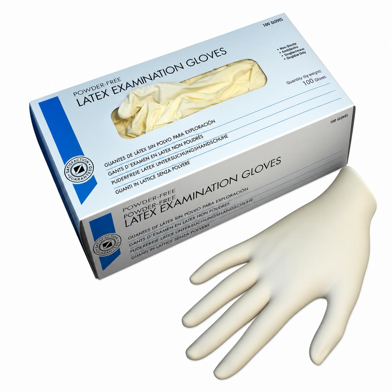 Latex Gloves (Non-Powdered)