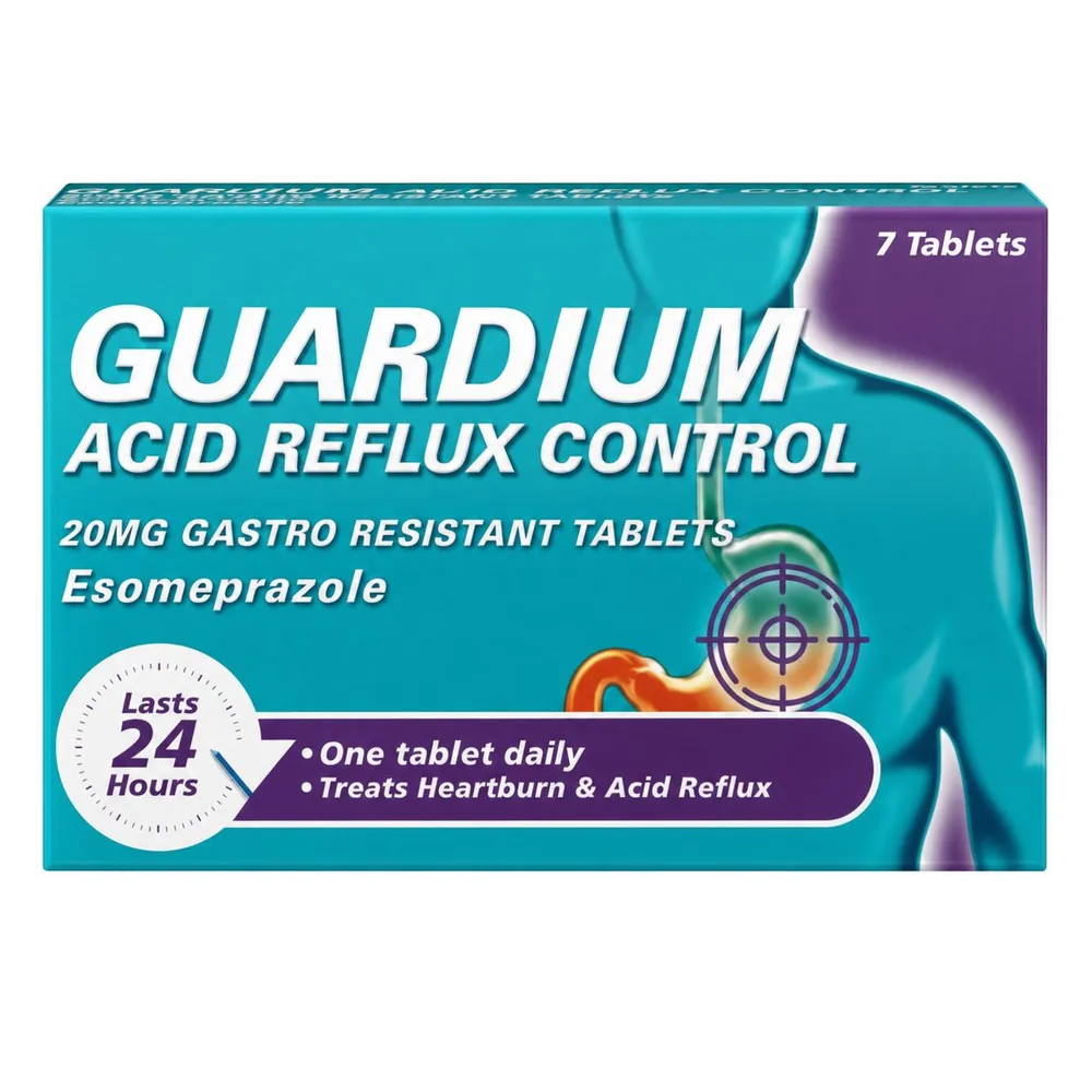 Guardium Acid Reflux Control 20mg Gastro-Resistant Tablets 14