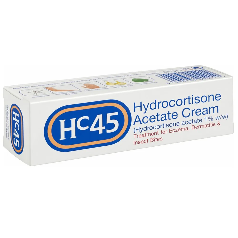 Hc45 Hydrocortisone Cream 1% 15g