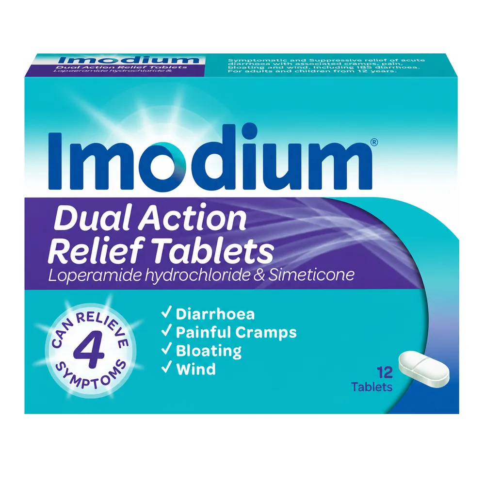 Imodium Plus Caplets 12