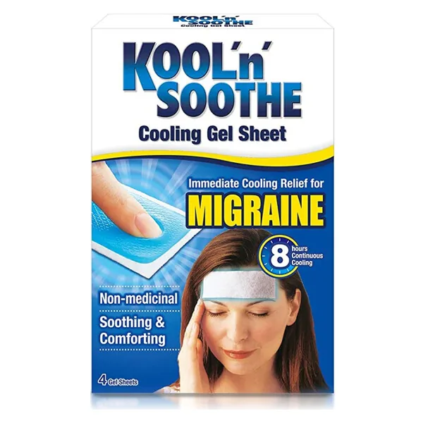 Kool 'n' Soothe Migraine Cooling Gel Sheets 4