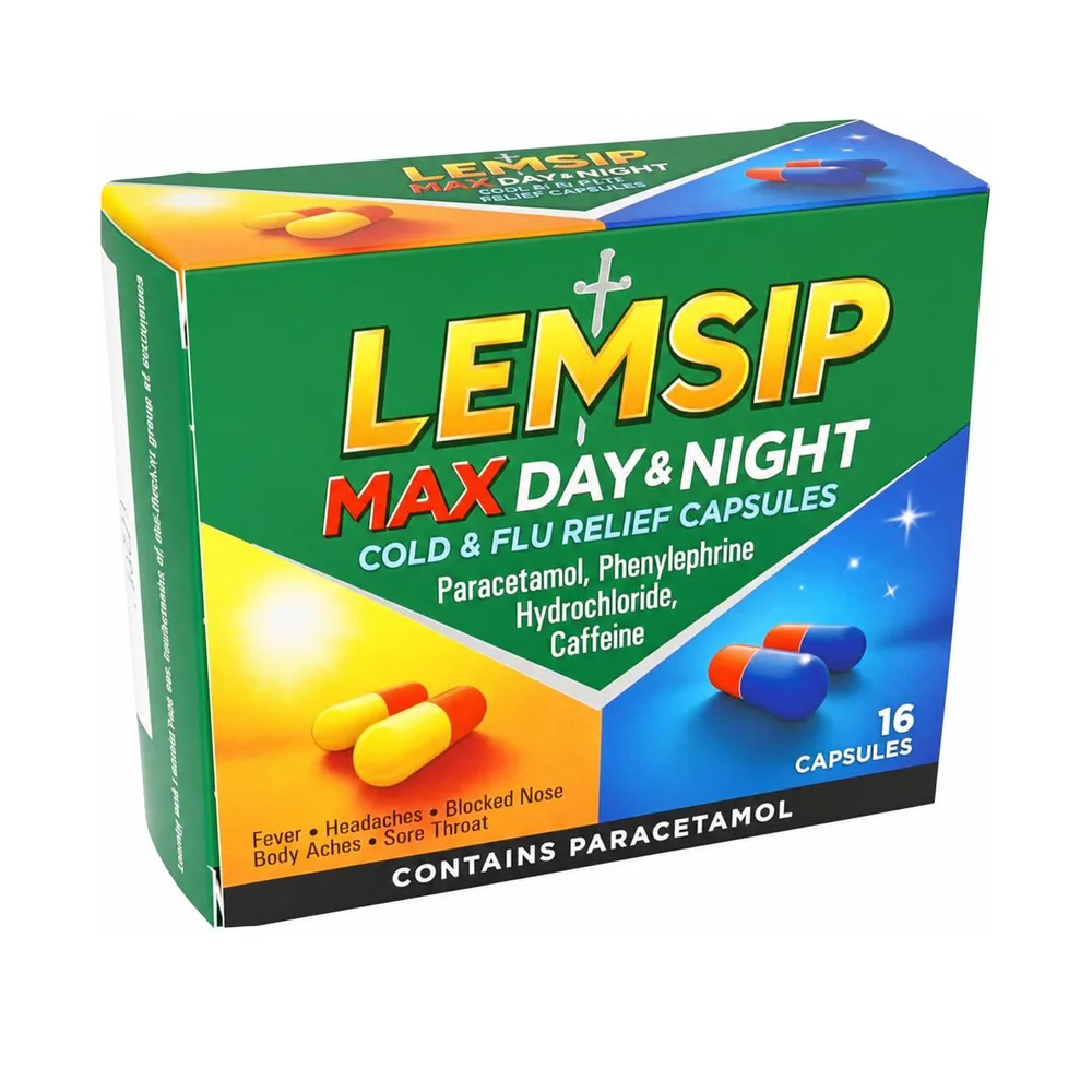 Lemsip Max Day and Night Cold and Flu Capsules 24