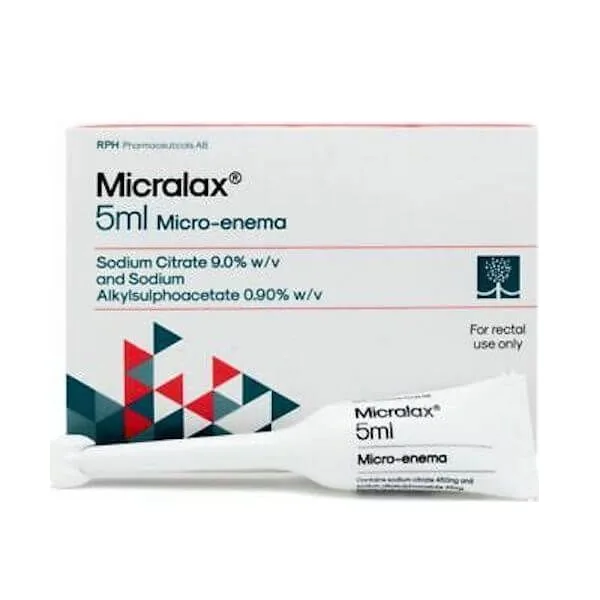 Micralax Micro-enema 12 x 5ml