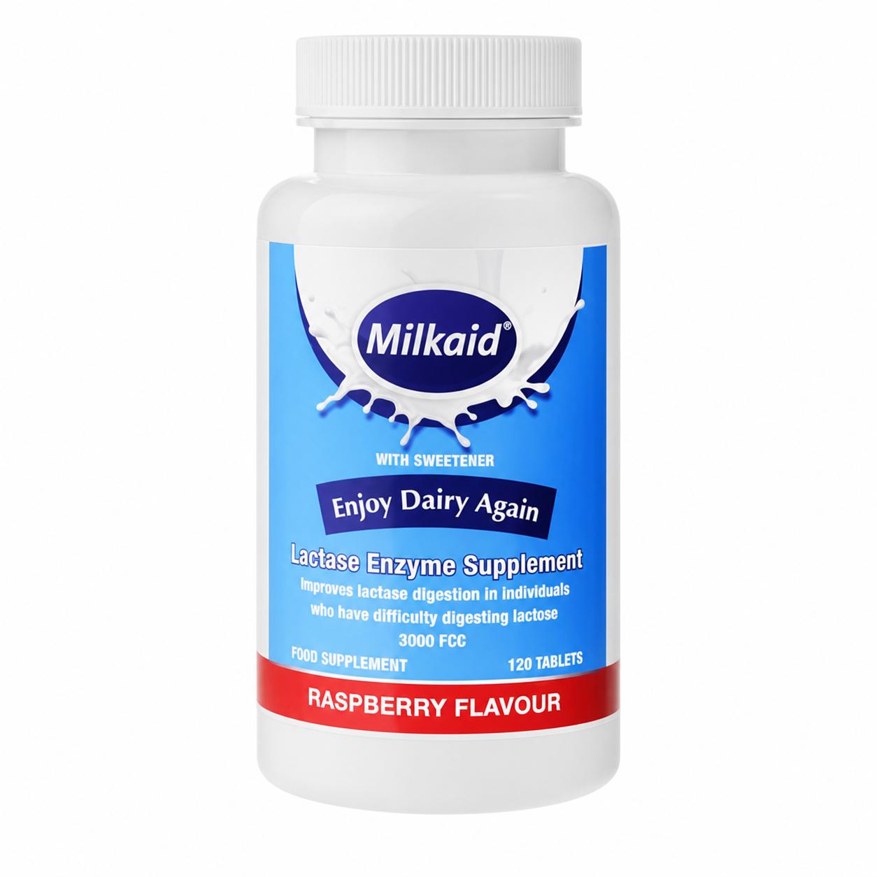 Milkaid Lactase Enzyme Tablets
