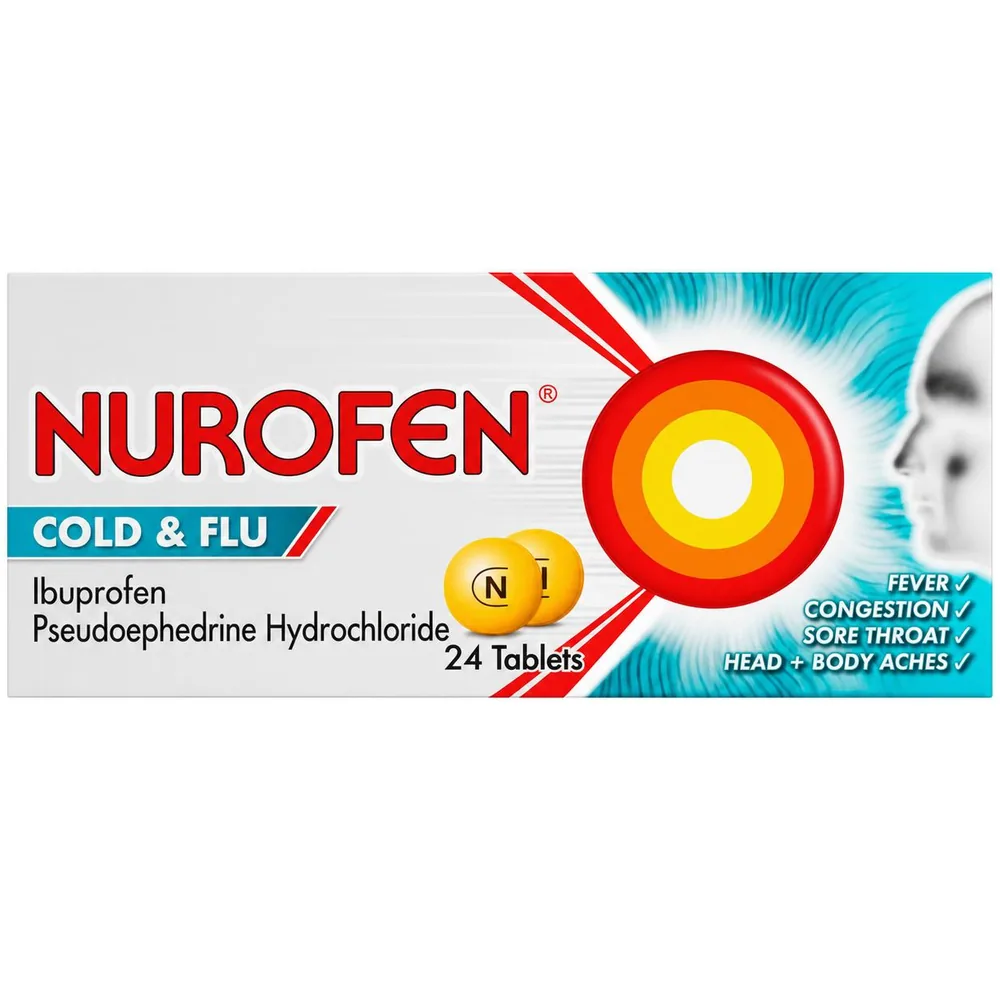 Nurofen Cold and Flu Tablets 24
