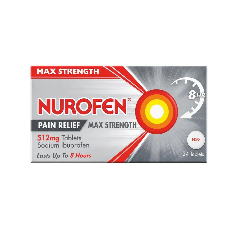 Nurofen Pain Relief Max Strength 512mg Tablets