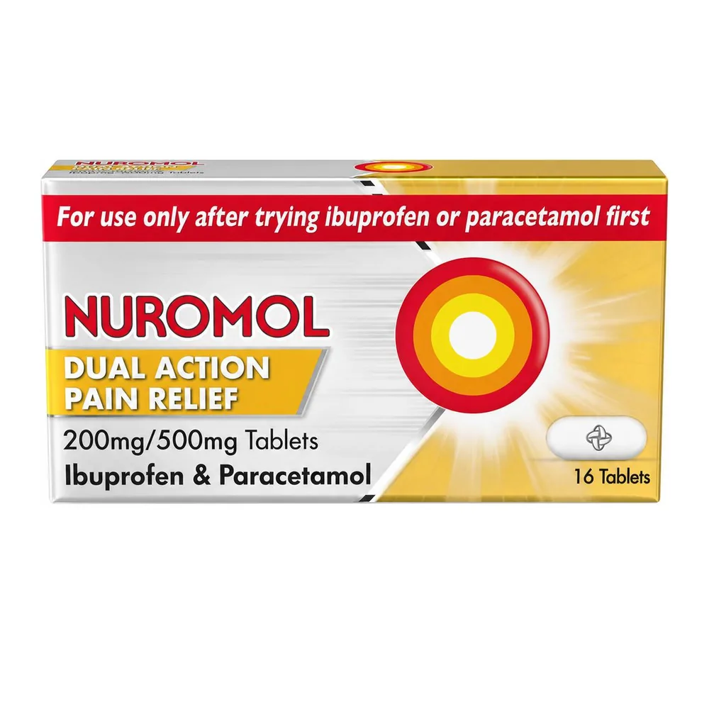 Nuromol Dual Action Pain Relief Tablets