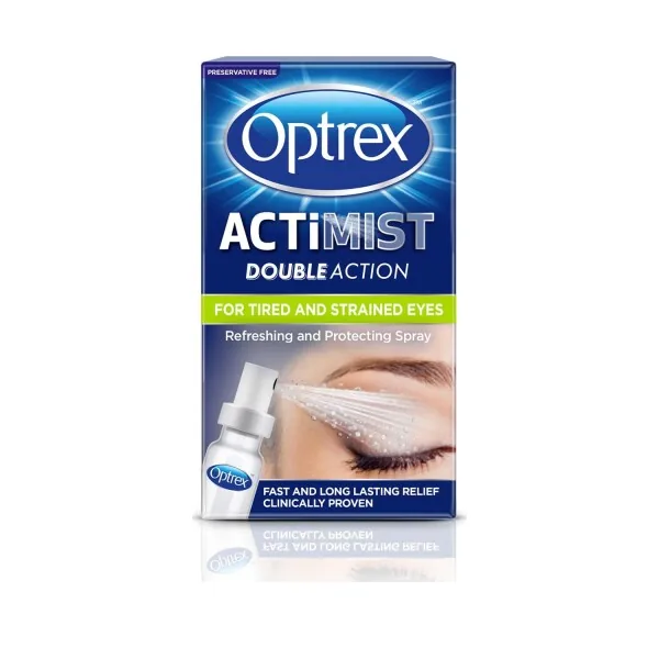 Optrex ActiMist Double Action Spray for Tired & Strained Eyes 10ml