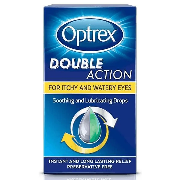 Optrex Double Action Eye Drops for Dry and Tired Eyes 10ml