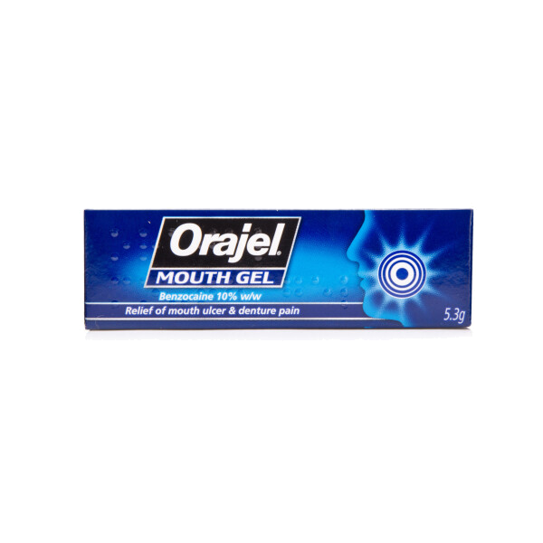 Orajel Mouth Ulcer & Denture Gel 5.3g