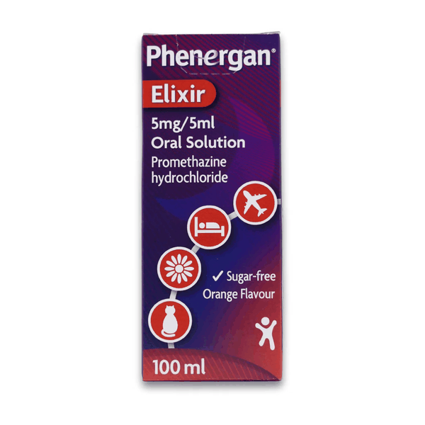 Phenergan Elixir 5 mg/5 ml Oral Solution