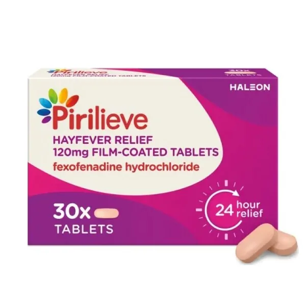 Pirilieve Hayfever Relief 120mg Tablets 30