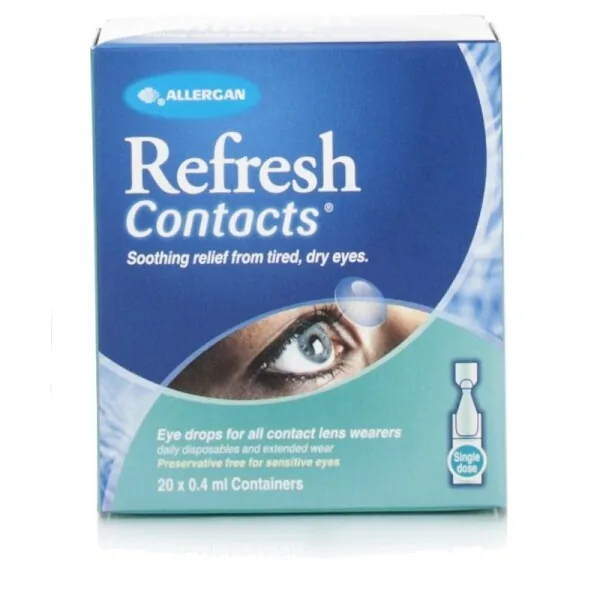 Refresh Contacts Eye Drops 20 x 0.4ml