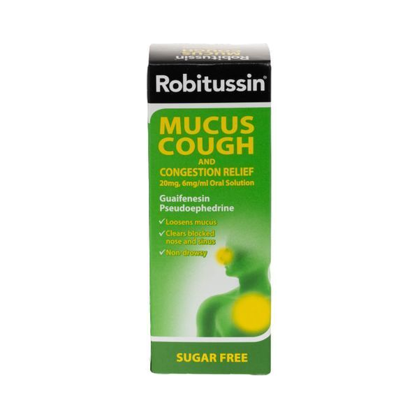 Robitussin Mucus Cough and Congestion Relief 100ml