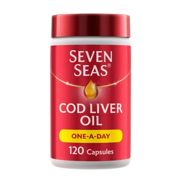 Seven Seas Cod Liver Oil One-A-Day Capsules 120