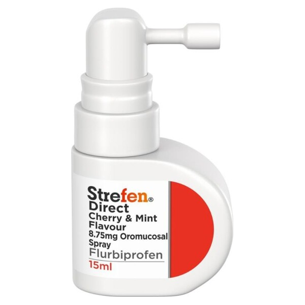 Strefen Direct Cherry & Mint 8.75mg Sore Throat Spray 15ml